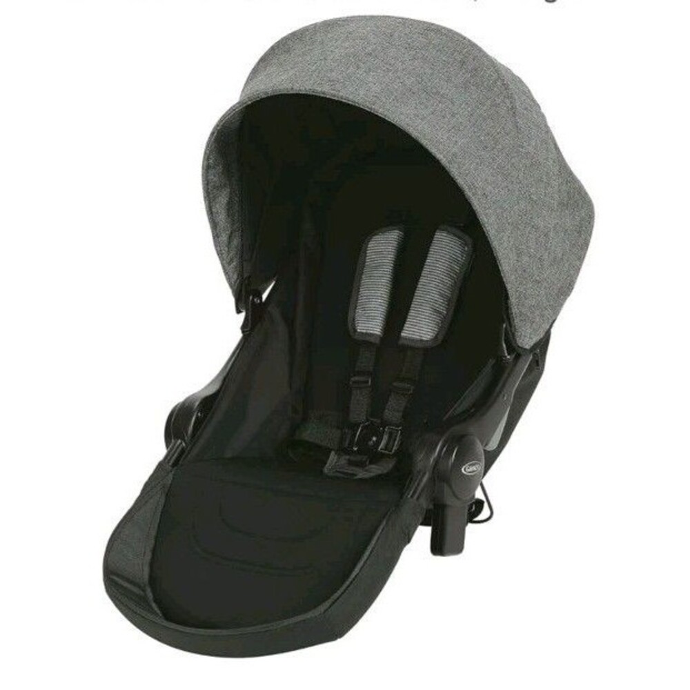 Graco Uno2Duo Stroller Second Seat Ellington Fashion Grey New Factory Sealed